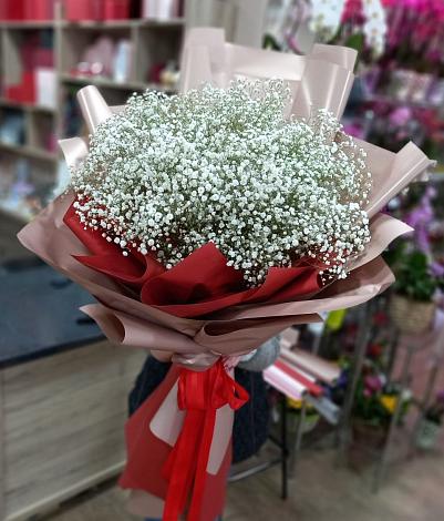 Букет цветов из: Гипсофила в Набережных Челнах